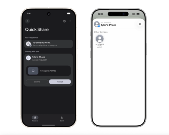 Android’s Quick Share Teams Up with iPhone’s AirDrop on Pixel 10!
