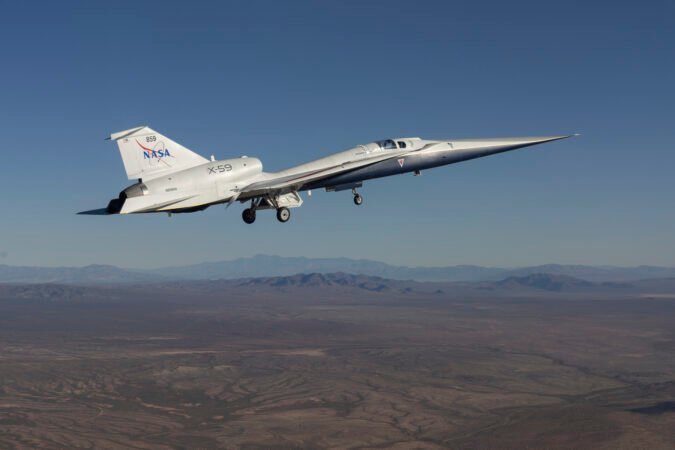 Breaking Barriers: X-59 Soars on Its Historic Maiden Flight!