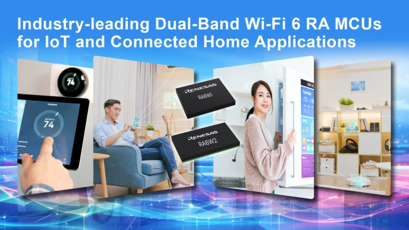 Renesas Launches First Wi-Fi 6 & Bluetooth LE Combo MCUs for Smart Homes!