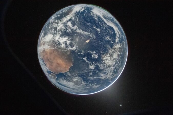 Radiant Dreams: Earth Under the Moon’s Embrace