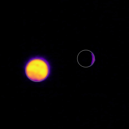 Celestial Siblings: Earth and Moon in a Single Frame
