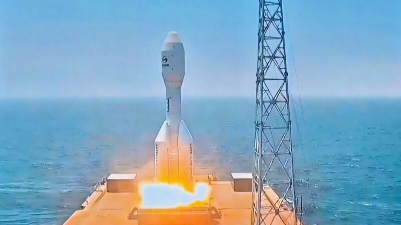 China’s Oceanic Launch: Gravity-1 Rocket Sends 9 Satellites Skyward!
